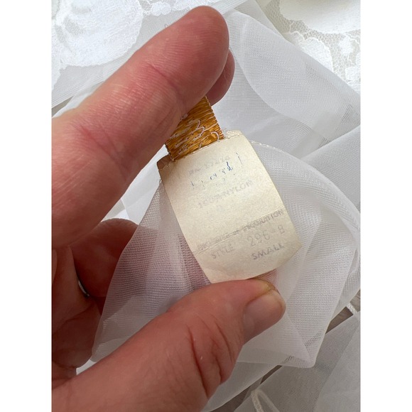 Vintage 1960s Miss Elaine romantic lingerie robe - Picture 10 of 10